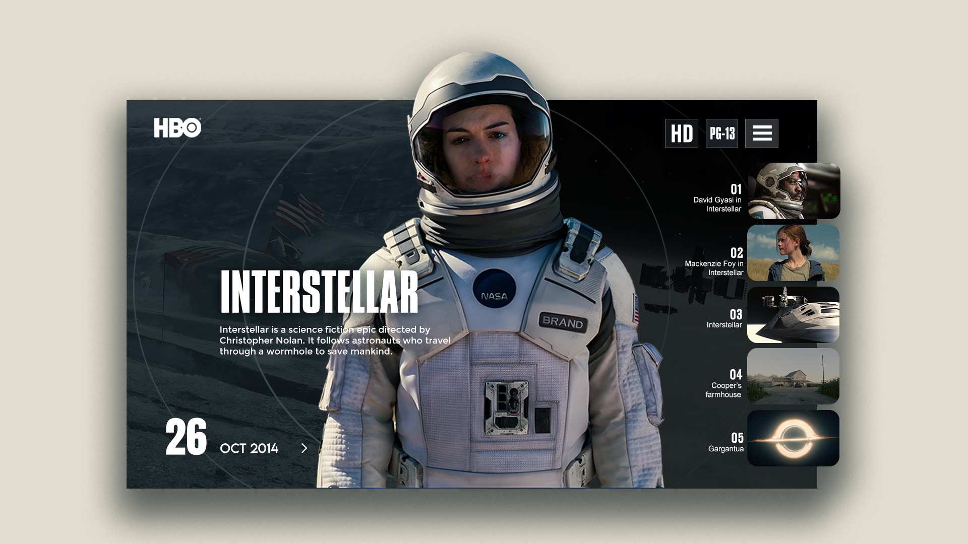 Interstellar UI